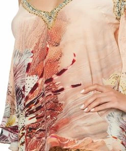 Camilla EBoutique (US) DROP SHOULDER STRAPPY BLOUSE COASTAL TREASURE