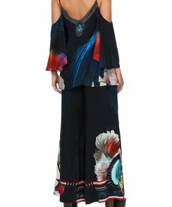 Camilla EBoutique (US) DROP SHOULDER STRAPPY BLOUSE NIGHT FLIGHT Up To 30% Off