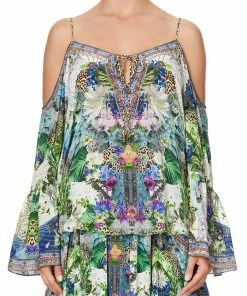Camilla EBoutique (US) Up To 40% Off DROP SHOULDER TOP MOON GARDEN