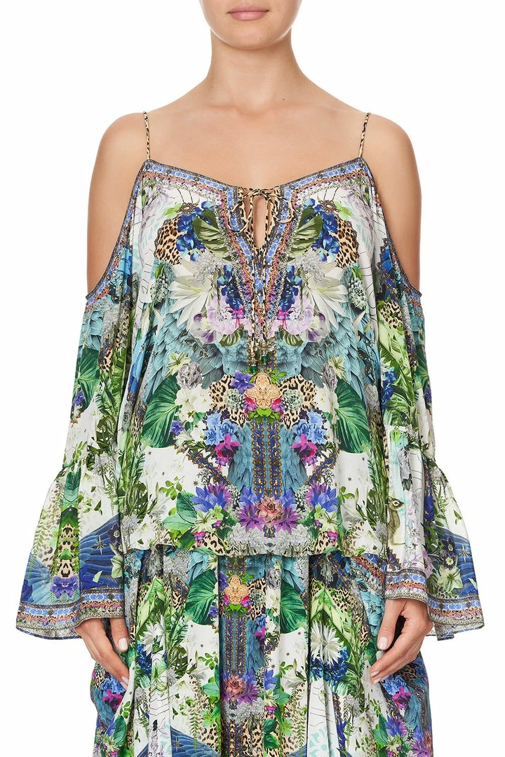 Camilla EBoutique (US) Up To 40% Off DROP SHOULDER TOP MOON GARDEN