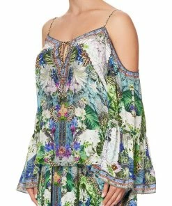 Camilla EBoutique (US) Up To 40% Off DROP SHOULDER TOP MOON GARDEN