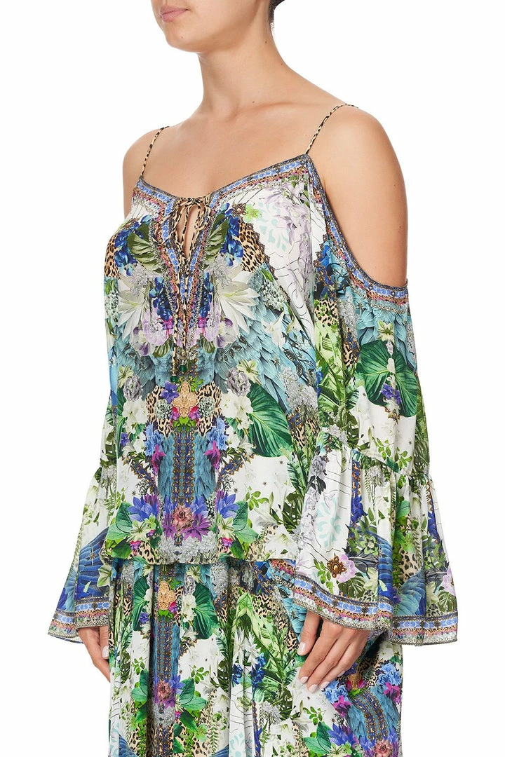 Camilla EBoutique (US) Up To 40% Off DROP SHOULDER TOP MOON GARDEN