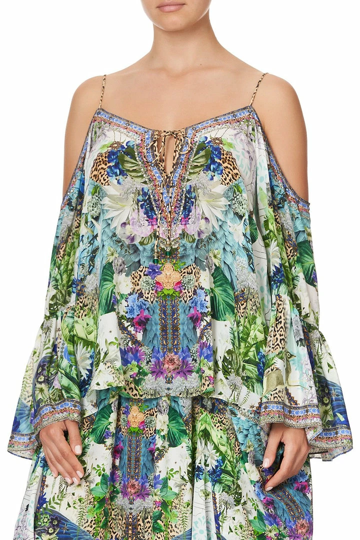 Camilla EBoutique (US) Up To 40% Off DROP SHOULDER TOP MOON GARDEN