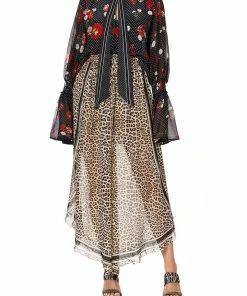 Camilla EBoutique (US) Sale Clothing ELASTIC SLEEVE TIE FRONT BLOUSE COASTAL PARISIENNE