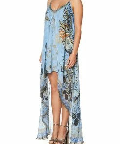 Camilla EBoutique (US) FLARED MINI WITH SHEER OVERLAY FAIRY FOUNTAIN