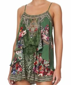 Camilla EBoutique (US) FLARED PLAYSUIT WITH OVERLAYER TALES OF TIME