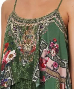 Camilla EBoutique (US) FLARED PLAYSUIT WITH OVERLAYER TALES OF TIME