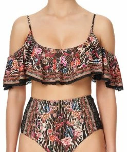 Camilla EBoutique (US) FRILL CROP TOP LIV A LITTLE Sale Swimwear
