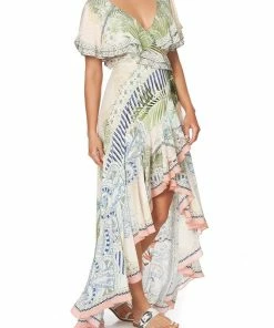 Camilla EBoutique (US) FRILL SLEEVE LONG DRESS BEACH SHACK Up To 40% Off