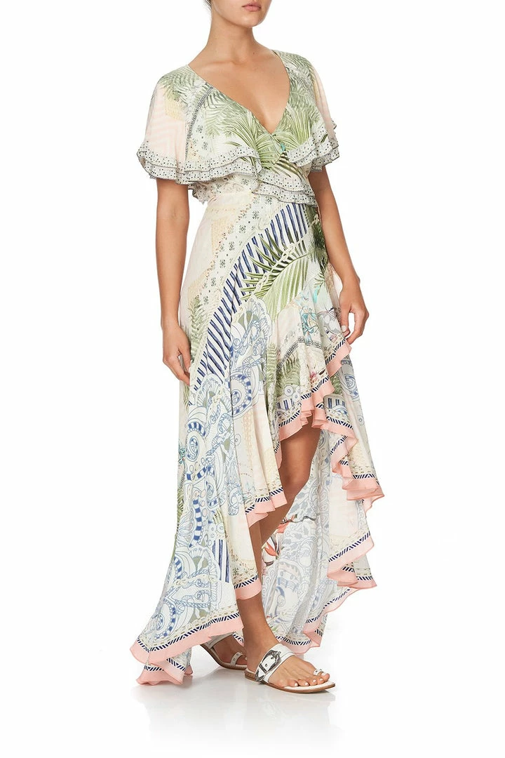 Camilla EBoutique (US) FRILL SLEEVE LONG DRESS BEACH SHACK Up To 40% Off