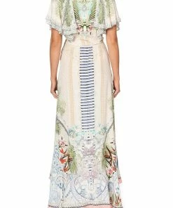 Camilla EBoutique (US) FRILL SLEEVE LONG DRESS BEACH SHACK Up To 40% Off