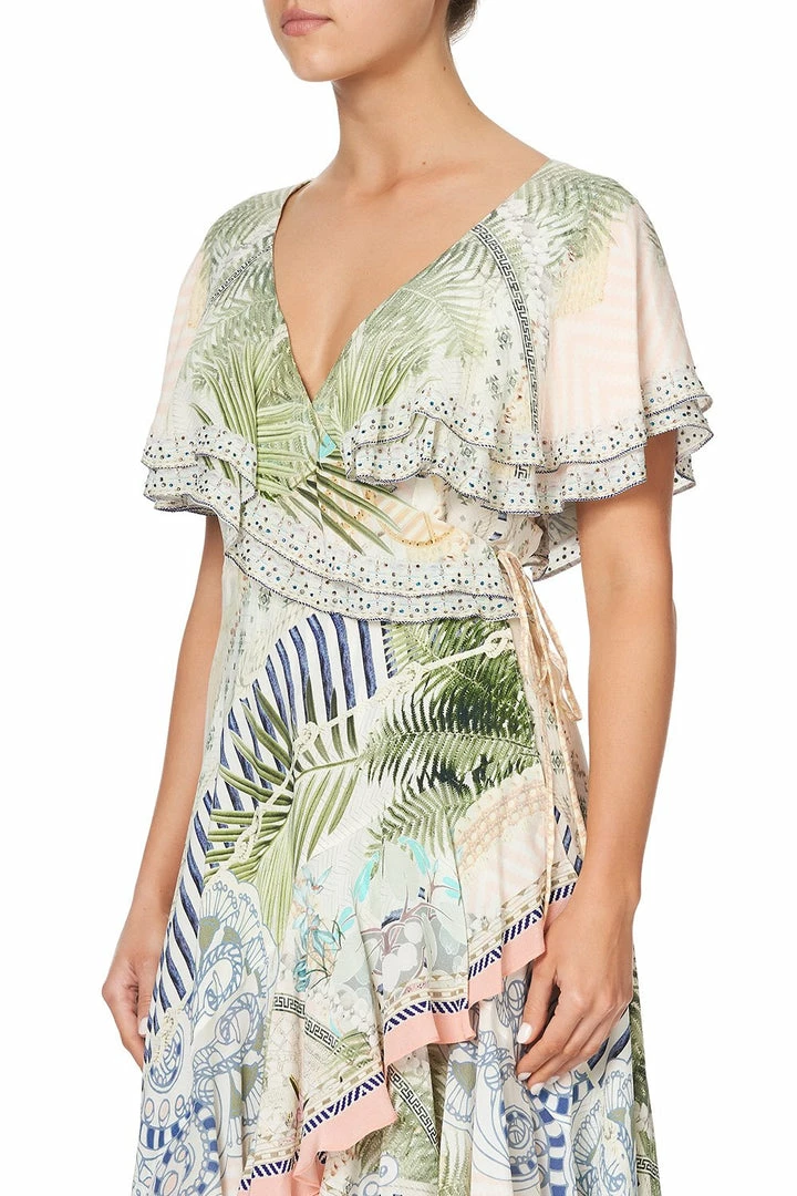 Camilla EBoutique (US) FRILL SLEEVE LONG DRESS BEACH SHACK Up To 40% Off
