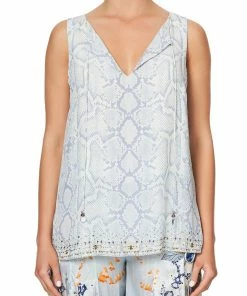 Camilla EBoutique (US) Up To 30% Off FRONT SPLIT TUNIC BUSH DIAMOND