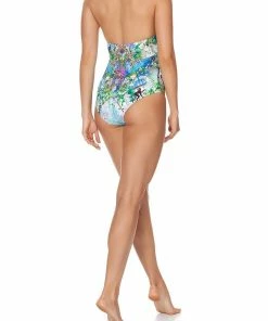 Camilla EBoutique (US) HALTER ONE PIECE WITH TRIM MOON GARDEN Up To 40% Off