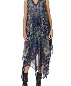 Camilla EBoutique (US) Up To 30% Off HANDKERCHIEF HEM TOP FESTIVAL EXPRESS