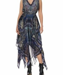 Camilla EBoutique (US) Up To 30% Off HANDKERCHIEF HEM TOP FESTIVAL EXPRESS