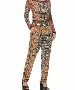 Camilla EBoutique (US) HAREM PANTS WITH FRONT PLEATS WILD FIRE