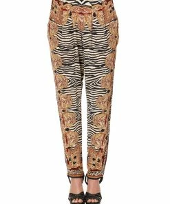 Camilla EBoutique (US) HAREM PANTS WITH FRONT PLEATS WILD FIRE