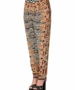 Camilla EBoutique (US) HAREM PANTS WITH FRONT PLEATS WILD FIRE