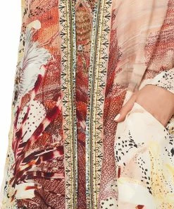 Camilla EBoutique (US) HIGH LOW HEM CASUAL JACKET COASTAL TREASURE Up To 30% Off