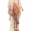 Camilla EBoutique (US) HIGH LOW HEM V NECK KAFTAN COASTAL TREASURE Up To 30% Off