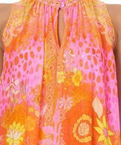 Camilla EBoutique (US) Up To 40% Off HIGH NECK RUFFLE DRESS HAIR HAIR HAIR