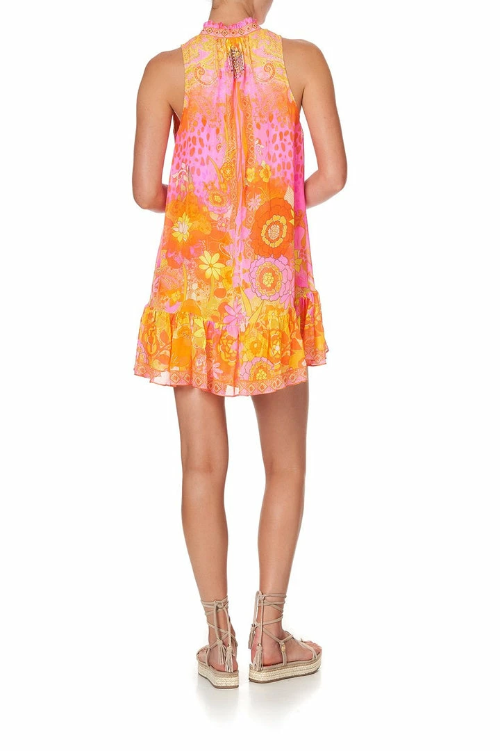 Camilla EBoutique (US) Up To 40% Off HIGH NECK RUFFLE DRESS HAIR HAIR HAIR