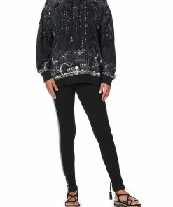 Camilla EBoutique (US) HOODIE WITH SIDE POCKETS MIDNIGHT PEARL