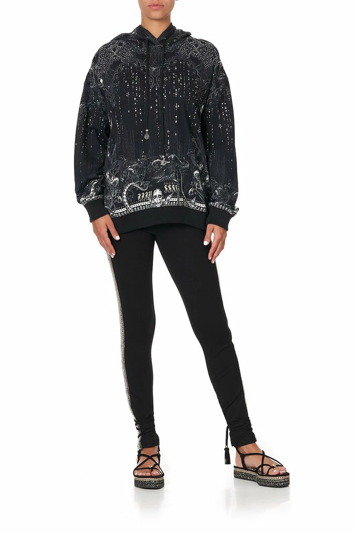 Camilla EBoutique (US) HOODIE WITH SIDE POCKETS MIDNIGHT PEARL