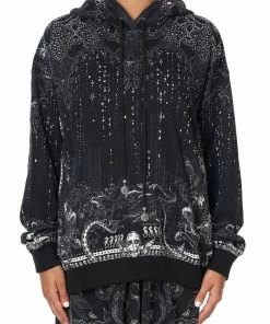 Camilla EBoutique (US) HOODIE WITH SIDE POCKETS MIDNIGHT PEARL