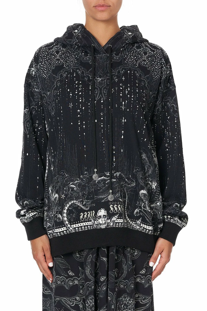 Camilla EBoutique (US) HOODIE WITH SIDE POCKETS MIDNIGHT PEARL