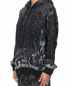 Camilla EBoutique (US) HOODIE WITH SIDE POCKETS MIDNIGHT PEARL