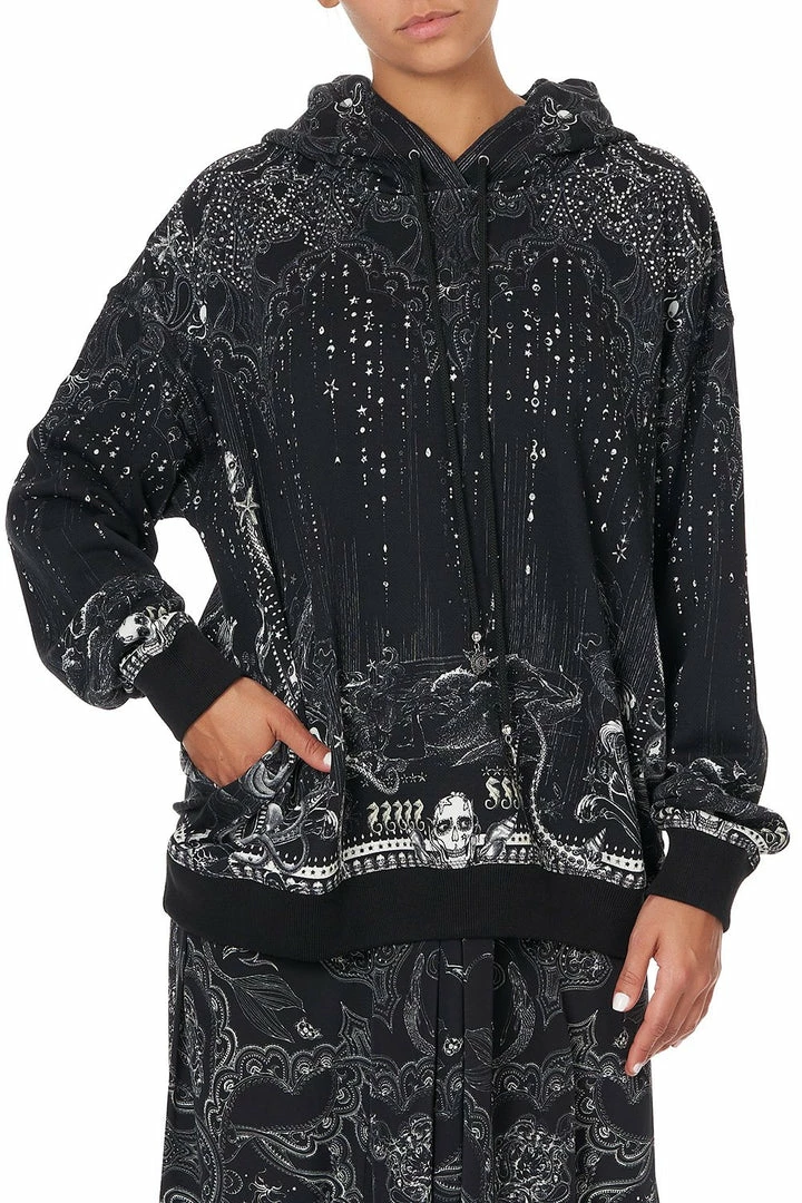 Camilla EBoutique (US) HOODIE WITH SIDE POCKETS MIDNIGHT PEARL