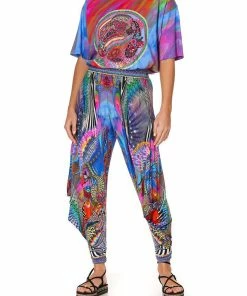 Camilla EBoutique (US) JERSEY DRAPE PANT WITH POCKET PSYCHEDELICA Sale Clothing