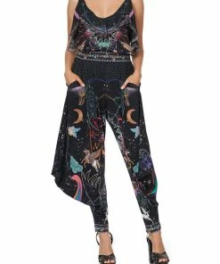 Camilla EBoutique (US) JERSEY DRAPE PANT WITH POCKET MIDNIGHT MOON HOUSE