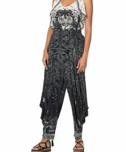 Camilla EBoutique (US) Up To 40% Off JERSEY DRAPE PANT WITH POCKET MIDNIGHT PEARL