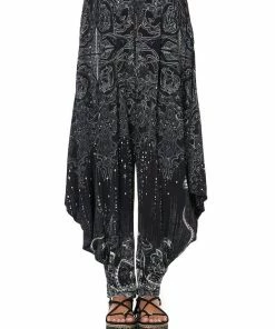 Camilla EBoutique (US) Up To 40% Off JERSEY DRAPE PANT WITH POCKET MIDNIGHT PEARL