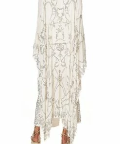 Camilla EBoutique (US) LONG SHEER OVERLAY DRESS LUXE CREAM Up To 30% Off