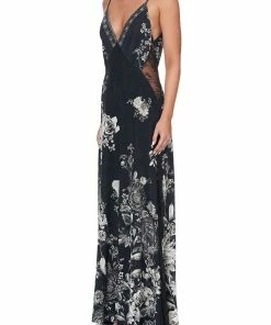 Camilla EBoutique (US) JUMPSUIT WITH LACE INSERT MOONSHINE BLOOM