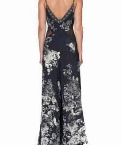 Camilla EBoutique (US) JUMPSUIT WITH LACE INSERT MOONSHINE BLOOM