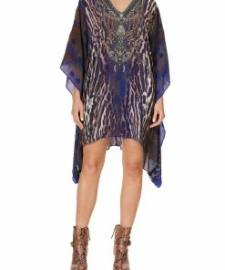 Camilla EBoutique (US) Up To 40% Off KAFTAN WITH BUTTON UP SLEEVES KOMODO QUEEN
