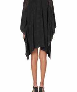 Camilla EBoutique (US) KAFTAN WITH BUTTON UP SLEEVES LUXE BLACK