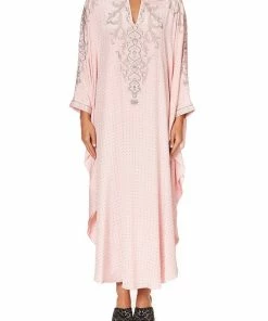 Camilla EBoutique (US) KAFTAN WITH HIGH COLLAR STAND LUXE PINK Sale Clothing