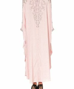 Camilla EBoutique (US) KAFTAN WITH HIGH COLLAR STAND LUXE PINK Sale Clothing