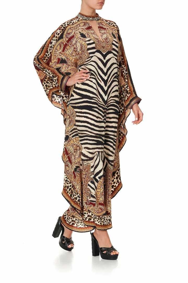 Camilla EBoutique (US) Up To 30% Off KAFTAN WITH HIGH COLLAR STAND WILD FIRE