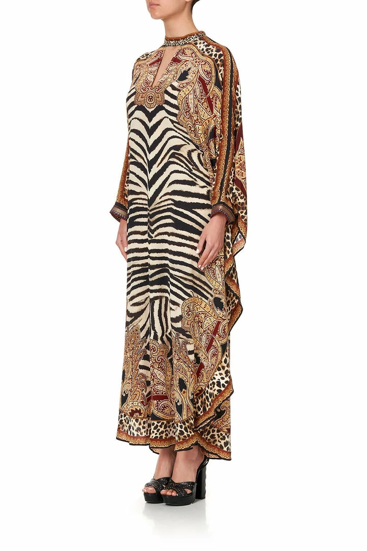 Camilla EBoutique (US) Up To 30% Off KAFTAN WITH HIGH COLLAR STAND WILD FIRE
