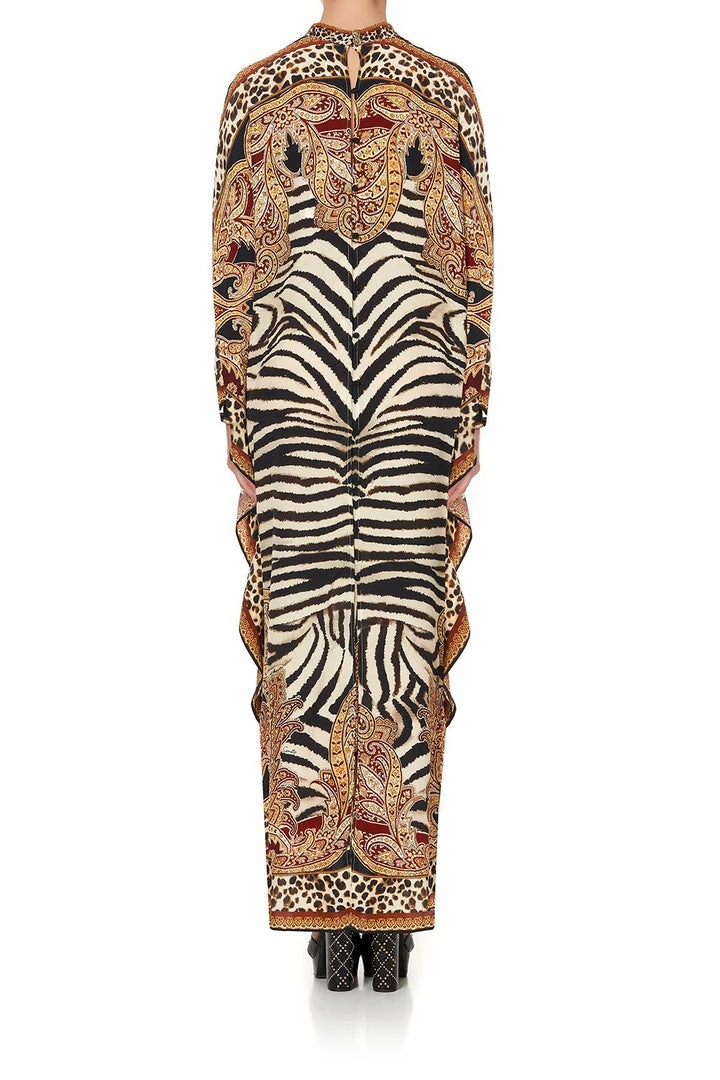 Camilla EBoutique (US) Up To 30% Off KAFTAN WITH HIGH COLLAR STAND WILD FIRE
