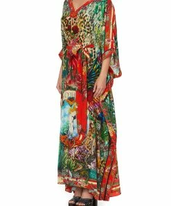Camilla EBoutique (US) KAFTAN WITH V-NECKBAND AND BELT FARAWAY TREE