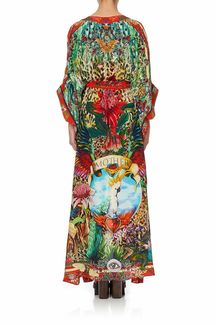 Camilla EBoutique (US) KAFTAN WITH V-NECKBAND AND BELT FARAWAY TREE