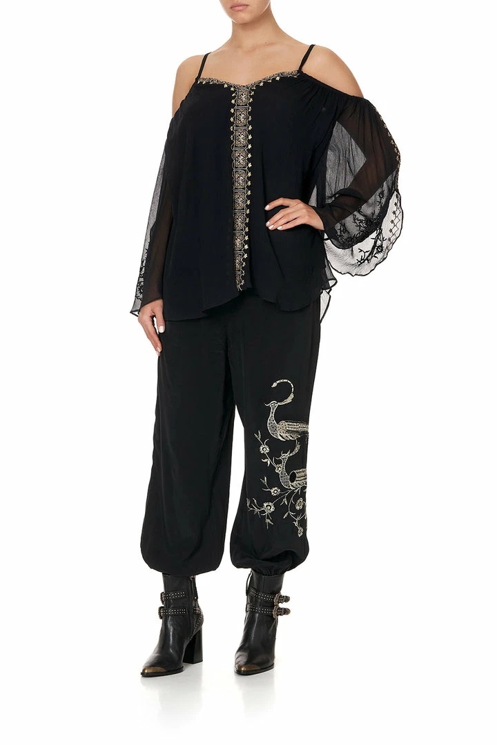 Camilla EBoutique (US) KEYHOLE OFF SHOULDER BLOUSE THE JEWELLED ARROW